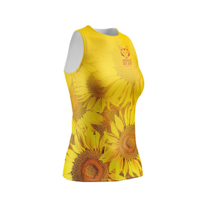 OTSO Camiseta sin Manga Mujer Sunflower